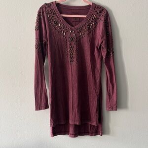 Double D Ranch Studded Tunic Top